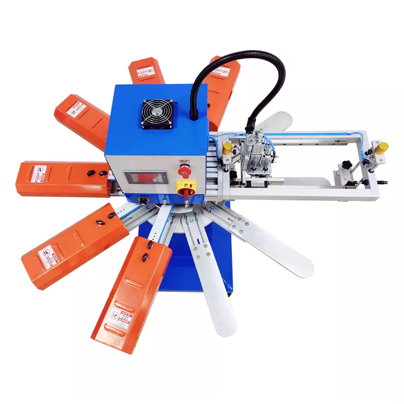 Screentryckmaskin för strumpor